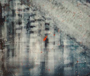 Preview wallpaper glass, liquid, paint, spray, abstraction