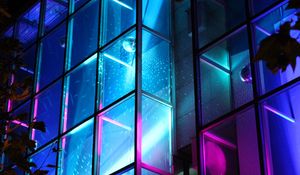 Preview wallpaper glass, neon, light