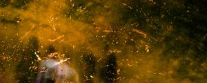 Preview wallpaper glass, paint, splashes, spots, silhouettes, abstraction