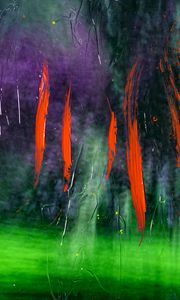 Preview wallpaper glass, paint, splashes, strokes, spots, abstraction