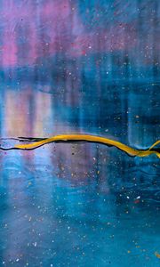 Preview wallpaper glass, paint, spots, line, abstraction