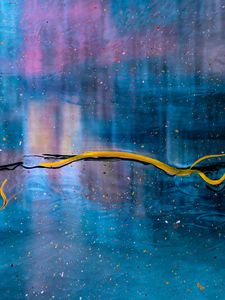 Preview wallpaper glass, paint, spots, line, abstraction