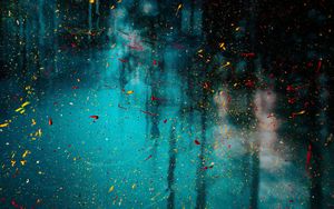 Preview wallpaper glass, paint, spots, abstraction