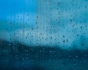 Preview wallpaper glass, rain, drops, wet, macro