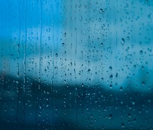 Preview wallpaper glass, rain, drops, wet, macro