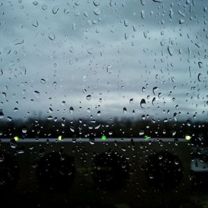 Preview wallpaper glass, rain, drops, water, lights, macro