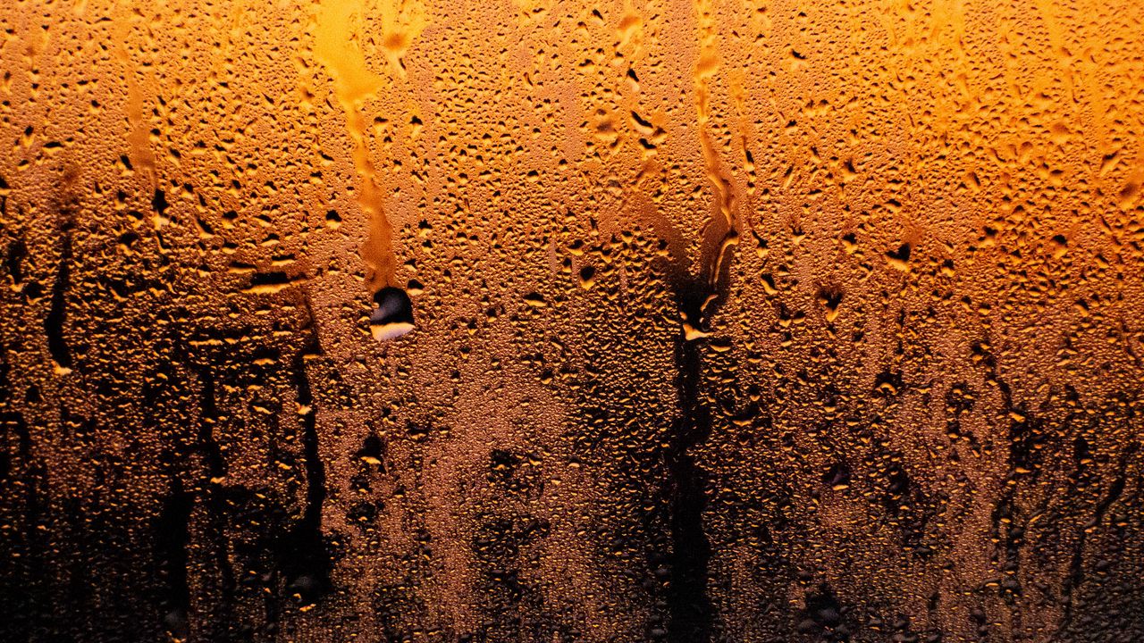 Wallpaper glass, rain, drops, macro