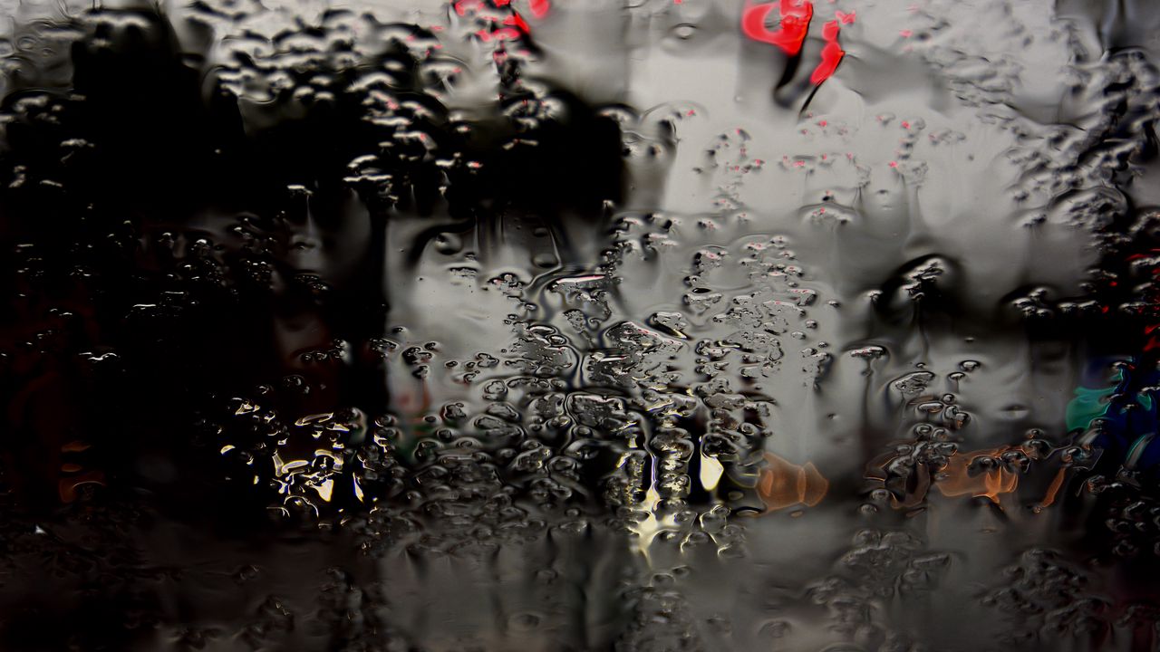 Wallpaper glass, rain, macro, wet, surface