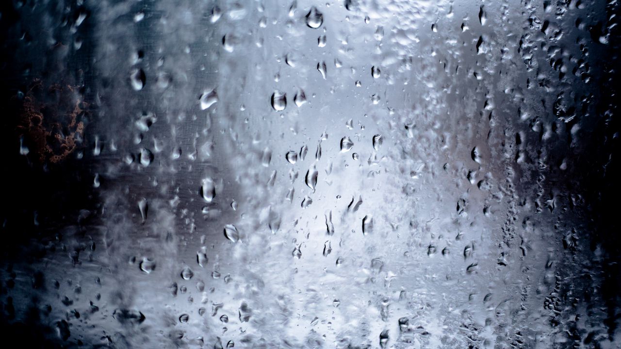 Wallpaper glass, rain, macro, drops