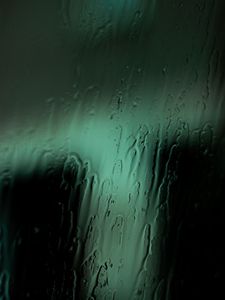 Preview wallpaper glass, rain, water, macro, green