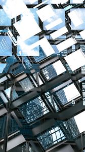 Preview wallpaper glass, reflection, architecture, building
