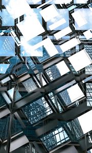 Preview wallpaper glass, reflection, architecture, building