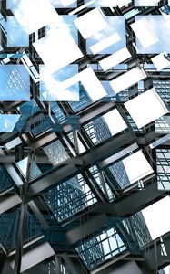 Preview wallpaper glass, reflection, architecture, building