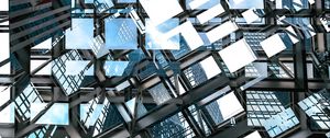 Preview wallpaper glass, reflection, architecture, building