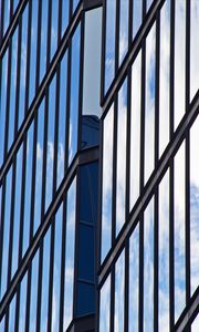 Preview wallpaper glass, reflection, facade, building