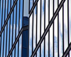 Preview wallpaper glass, reflection, facade, building
