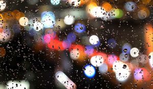 Preview wallpaper glass, spray, blurred, drops