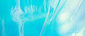 Preview wallpaper glass, stains, paint, abstraction, blue