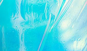 Preview wallpaper glass, stains, paint, abstraction, blue