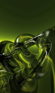 Preview wallpaper glass, steel, background, green