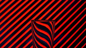 Preview wallpaper glass, stripes, distortion, glassy, dark