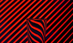 Preview wallpaper glass, stripes, distortion, glassy, dark