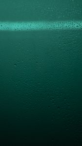 Preview wallpaper glass, surface, drops, wet, macro, green