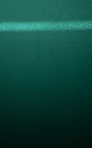 Preview wallpaper glass, surface, drops, wet, macro, green