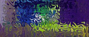 Preview wallpaper glass, wavy, patterns, multicolored, surface