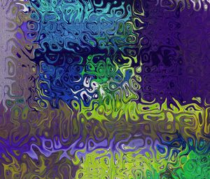 Preview wallpaper glass, wavy, patterns, multicolored, surface