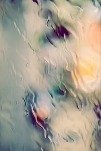 Preview wallpaper glass, wet, blur, abstraction