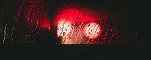 Preview wallpaper glass, wet, dark, light, red