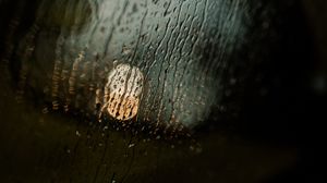 Preview wallpaper glass, wet, drops, rain, glare