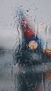 Preview wallpaper glass, wet, drops, rain, macro