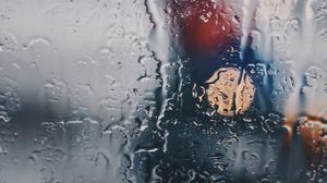 Preview wallpaper glass, wet, drops, rain, macro