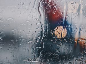 Preview wallpaper glass, wet, drops, rain, macro