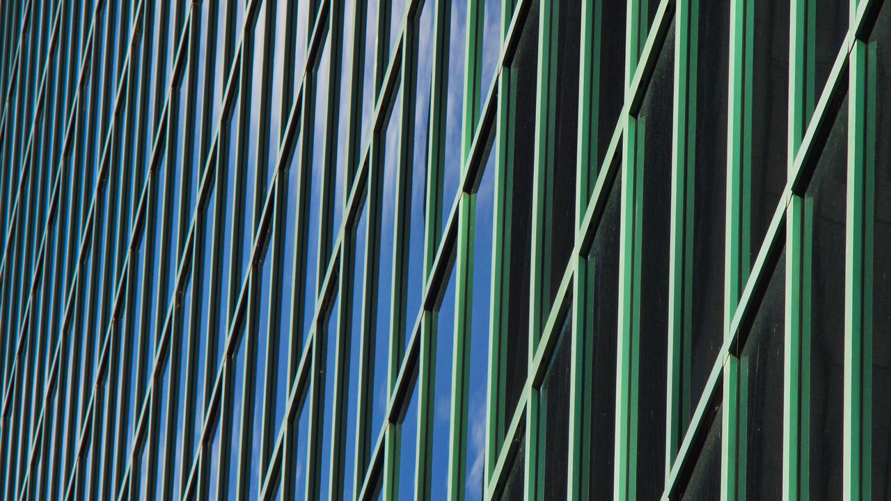 Wallpaper glass, windows, stripes, tilt