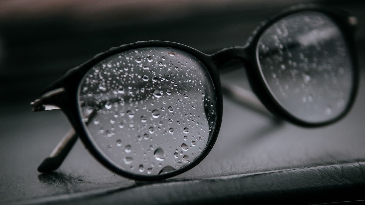 Wallpaper glasses, drops, glass, wet