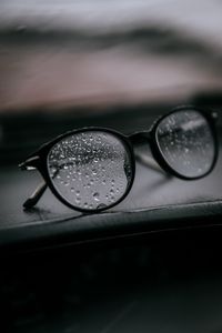 Preview wallpaper glasses, drops, glass, wet