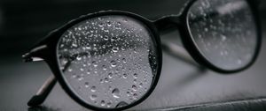 Preview wallpaper glasses, drops, glass, wet