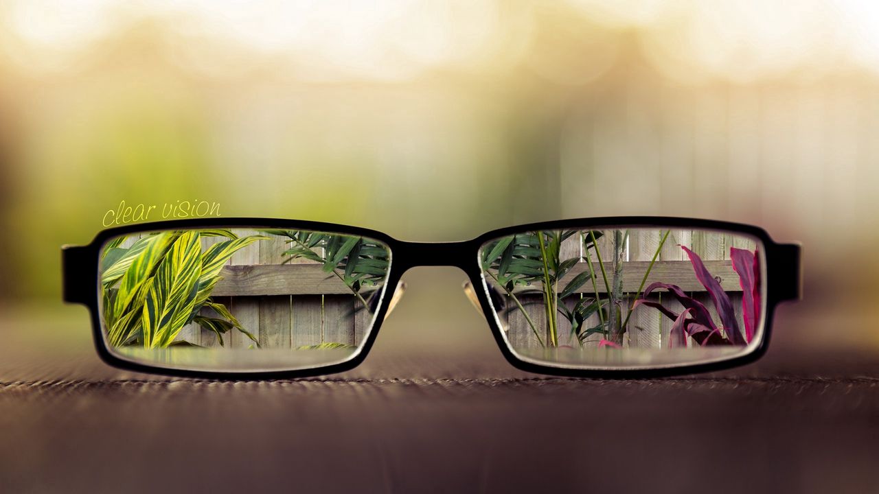 Wallpaper glasses, glass, lenses, frame, reflection