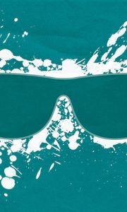 Preview wallpaper glasses, splashes, backgrounds, white, blue, green