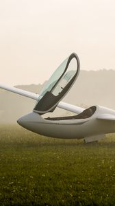 Preview wallpaper glider, fog, grass
