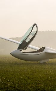 Preview wallpaper glider, fog, grass