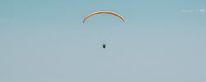 Preview wallpaper gliding, paragliding, flight, sky
