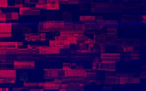 Preview wallpaper glitch art, lines, pixels, defect
