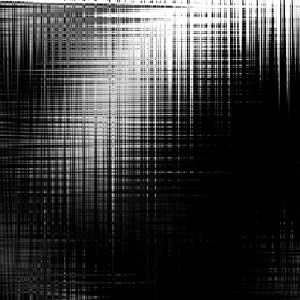 Preview wallpaper glitch, blur, bw, strips, dark