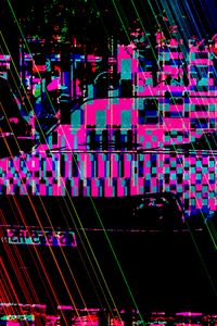 Preview wallpaper glitch, ripple, distortion, noise, digital