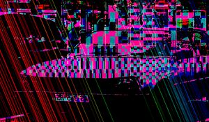 Preview wallpaper glitch, ripple, distortion, noise, digital