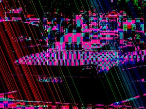 Preview wallpaper glitch, ripple, distortion, noise, digital